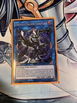 Yugioh Firewall Dragon Darkfluid CHIM-EN037 Secret Rare 1st Ed NM - Image 1