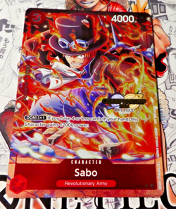 One Piece Card English Holo Carte Championship Sabo P-044 En NM - Image 1