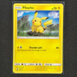 Pikachu - SM183 - Cosmos Holo - Black Star Promo - Pokemon Card - NM/M - Image 1