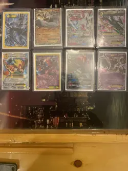 Pokemon EX GX Card Lot (8) Machamp Sylveon Rayquaza Hoopa Deoxys Zoroark - Image 1