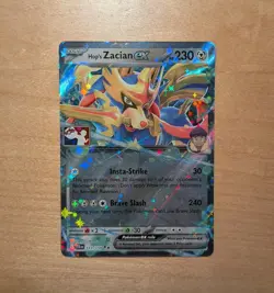 Hop's Zacian ex 111 Pokemon TCG Prize Pack Series Stamped Pokemon Card Play! - Image 1