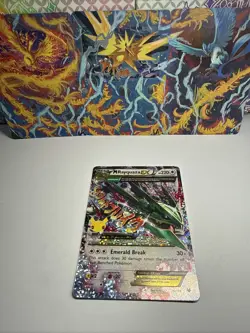 M Rayquaza EX 76/108 Celebrations Pokemon Card - Image 1