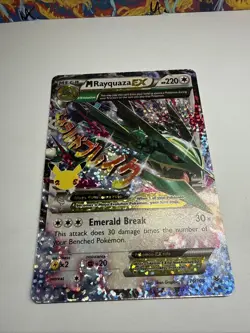 M Rayquaza EX 76/108 Celebrations Pokemon Card - Image 2
