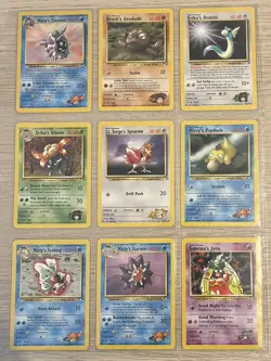Pokemon TCG Gym Heroes WOTC Lot - 37 /90 Cards NM-LP+ Common Uncommon Set - Image 2