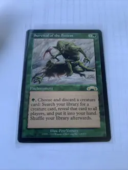 Survival of The Fittest Magic The Gathering Exodus MTG Rare Unplayed Excellent - Image 2