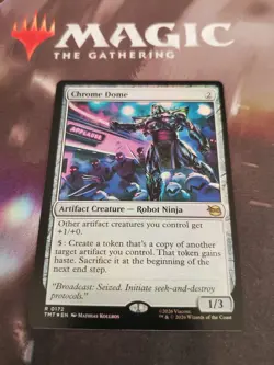 Mtg. Chrome Dome. Foil. Teenage Mutant Ninja Turtles. Pack Fresh - Image 1