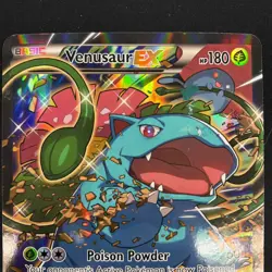 Venusaur EX XY123 Black Star Promo Full Art Standard Size Pokemon Card NM/LP - Image 2