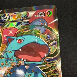 Venusaur EX XY123 Black Star Promo Full Art Standard Size Pokemon Card NM/LP - Image 4