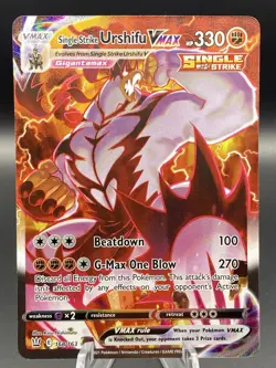 Pokemon Battle Styles: Single Strike Urshifu VMAX Alternate Art 168/163 NM - Image 1