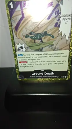 One Piece TCG Ground Death OP14-096 Foil The Azure Sea’s Seven - Image 2