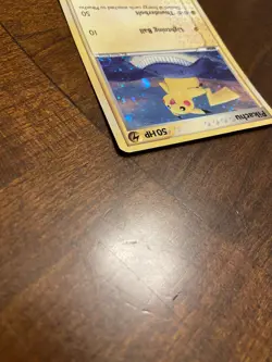 Pikachu 2007 POP Series 5 Holo 12/17 Inverted Back Error Pokemon Card - Image 4