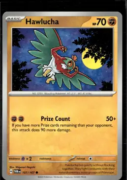 Pokemon Hawlucha 107/167 Twilight Masquerade Non Holo Common 4 Card Lot - Image 1