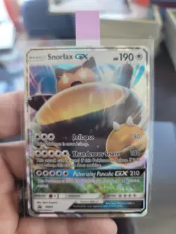Pokemon Card - Snorlax GX Black Star Promo SM05 Holo - Image 3