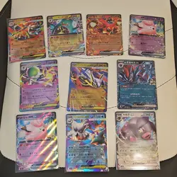 Pokemon TCG Korean Holo EX Card Lot 10 cards - Image 1
