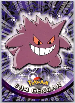 POKEMON TOPPS TRADING CARDS SERIES 2 GENGAR #94 NON HOLO NM - Image 1