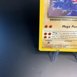 Dark Machamp 10/82 Team Rocket Holo With Swirl! LP Small Crease Vintage Pokemon - Image 5