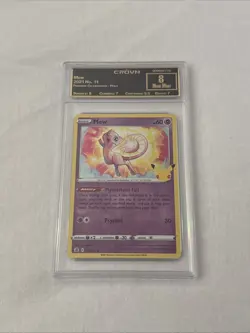 Pokemon TCG Mew Celebrations - HOLO RARE - 011/025 - CROVN 8 NEAR MINT - Image 1
