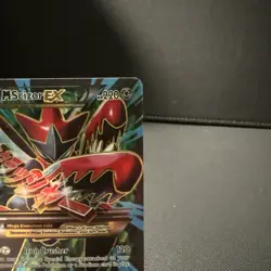 Pokemon M Scizor EX Full Art Holo Ultra Rare 120/122 Breakpoint NM Near Mint - Image 3