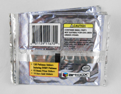 1999 Pokemon Artbox Stickers Series 1 Factory Sealed Booster Packs Lot of 6 - Image 2