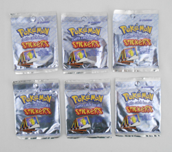 1999 Pokemon Artbox Stickers Series 1 Factory Sealed Booster Packs Lot of 6 - Image 3