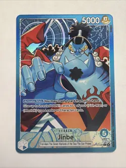 One Piece TCG Jinbei Leader Alt Art OP14-040 - Image 1