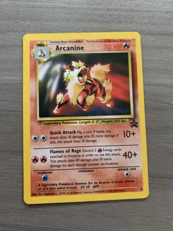 Arcanine 6 Black Star Promo Pokemon Card Wotc - Image 2