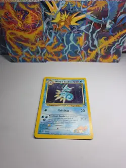 Misty's Seadra | 9/132 | SWIRL | Gym Heroes | Prerelease | Pokemon Card | NM/LP - Image 1