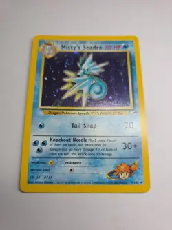 Misty's Seadra | 9/132 | SWIRL | Gym Heroes | Prerelease | Pokemon Card | NM/LP - Image 2