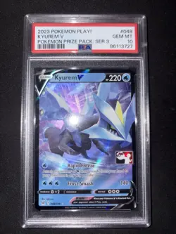 Pokemon Kyurem V Ultra Rare Holo Prize Pack Series Cards 048/196 PSA 10 - Image 1