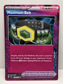 Maximum Belt 154/162 - Pokemon Temporal Forces Ace Spec Rare Card NM - US Seller - Image 1
