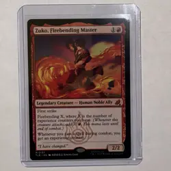 Zuko, Firebending - Master Magic: The Gathering MTG Avatar: The Last Airbender - Image 2