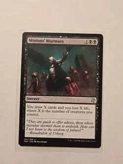 Minions' Murmurs - Time Spiral Remastered - LP - Uncommon - Sorcery - Image 1