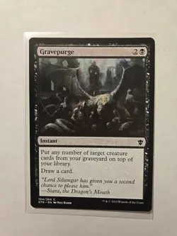 Gravepurge - Dragons of Tarkir - LP - Common - Instant - Image 1