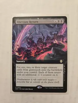 Aberrant Return (Extended Art) - Commander Lorwyn Eclipsed - NM - Rare - Sorcery - Image 1