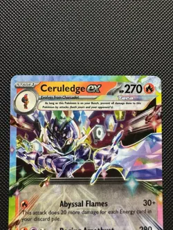 Pokemon TCG Ceruledge ex 036/191 Sv08: Surging Sparks Double Rare Near Mint - Image 3