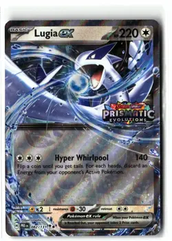 Lugia ex ⭐ 082/131 Stamped Holo Prismatic Evolutions 2025 Pokemon NM - Image 1