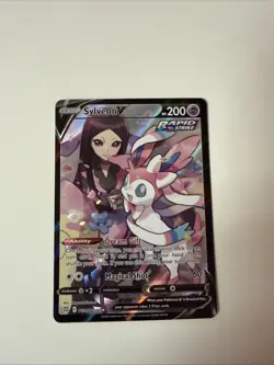 Pokemon Sylveon V Ultra Rare Rapid Strike Full Art Holo TG14/TG30 200 HP Swsh09 - Image 1