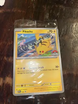 Pokemon TCG: 2024 Pikachu World Championship Pikachu 190 Promo (Factory Sealed) - Image 1