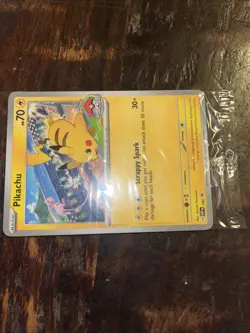 Pokemon TCG: 2024 Pikachu World Championship Pikachu 190 Promo (Factory Sealed) - Image 2