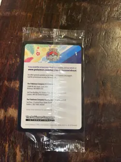 Pokemon TCG: 2024 Pikachu World Championship Pikachu 190 Promo (Factory Sealed) - Image 3