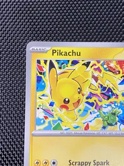 Pikachu SVP 225 World Championship 2025 Scarlet & Violet Promo Pokemon Card NM - Image 2