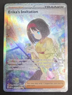 2023 Pokemon Erika's Invitation Scarlet & Violet 151 Alt. Art #203/165 - Image 1