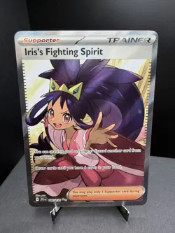 Pokemon TCG SV Journey Together Iris's Fighting Spirit 180/159 Full Art NM - Image 1