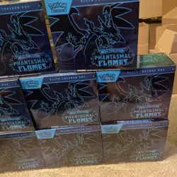 Pokemon TCG Lot of 8 Phantasmal Flames Elite Trainer Box ETB Factory Sealed - Image 3