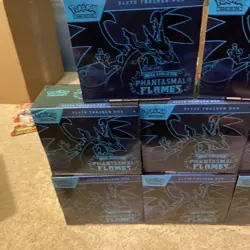 Pokemon TCG Lot of 8 Phantasmal Flames Elite Trainer Box ETB Factory Sealed - Image 4