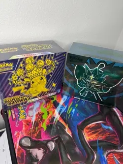 Pokemon ETB SEALED LOT x2 Surging sparks and Twilight Masquerade - Image 1