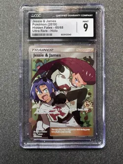 Pokemon CGC 9 Jessie & James Ultra Rare 2019 68/68 Hidden Fates English - Image 1