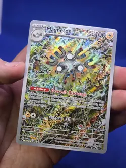 Pokemon Scarlet & Violet Pokemon Center Exclusive Magneton 159 Stamped Promo NM - Image 2