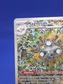 Pokemon Scarlet & Violet Pokemon Center Exclusive Magneton 159 Stamped Promo NM - Image 3