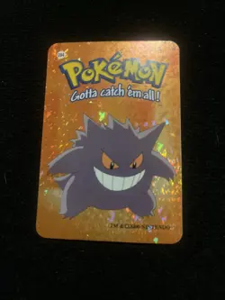 Gengar Orange Foil 94 Topps Pokemon TV - Image 1